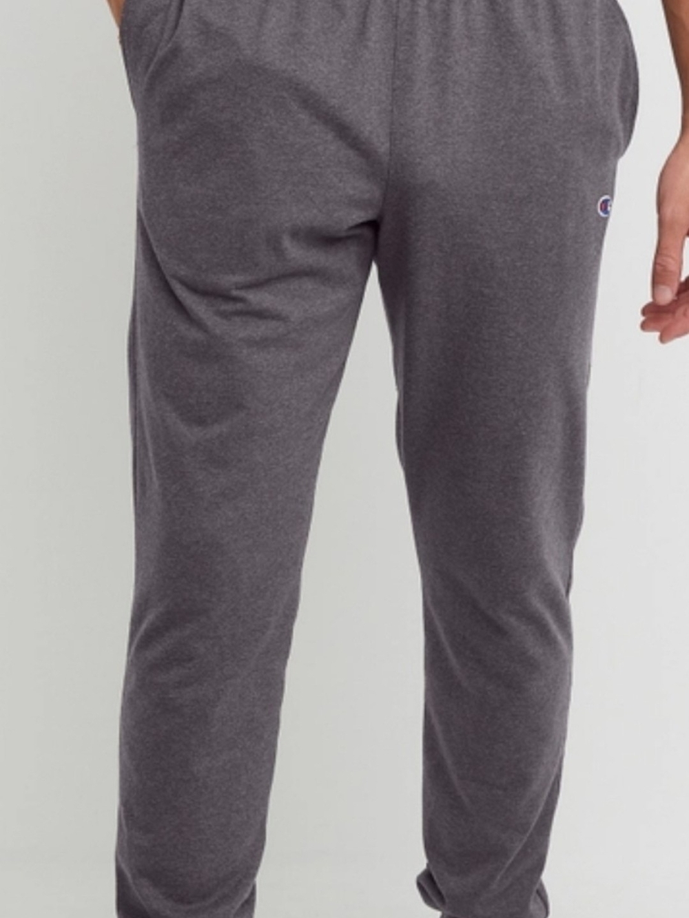 Champion Men's Charcoal Gray Logo Joggers